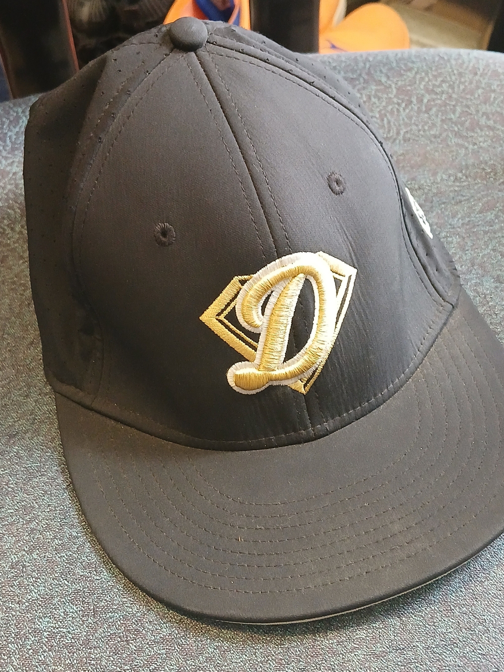 The Game Men’s Black Baseball Cap with Gold 'D' Emblem